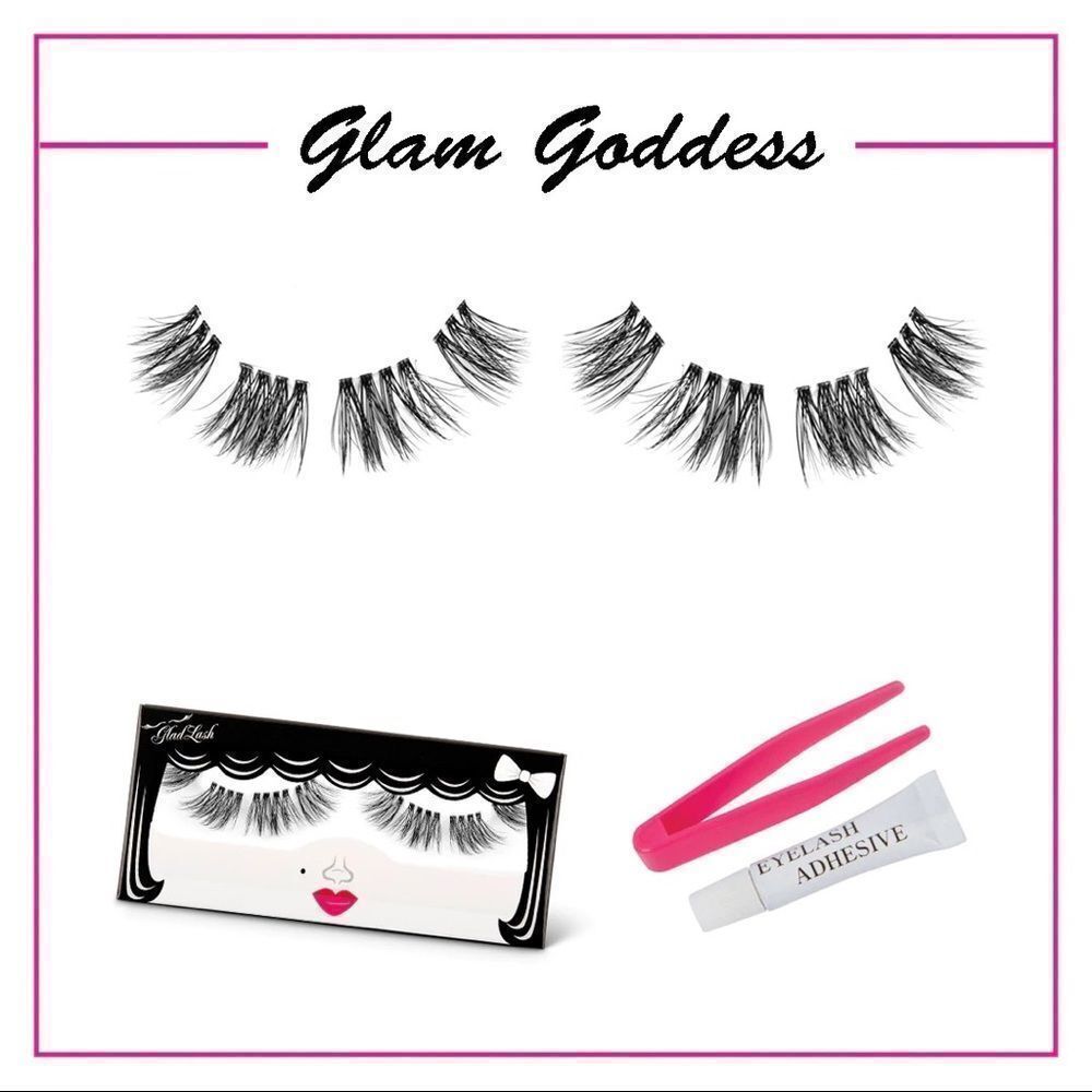 NIB GladGirl GLAM GODDESS MINUTELASH False Lashes Kit